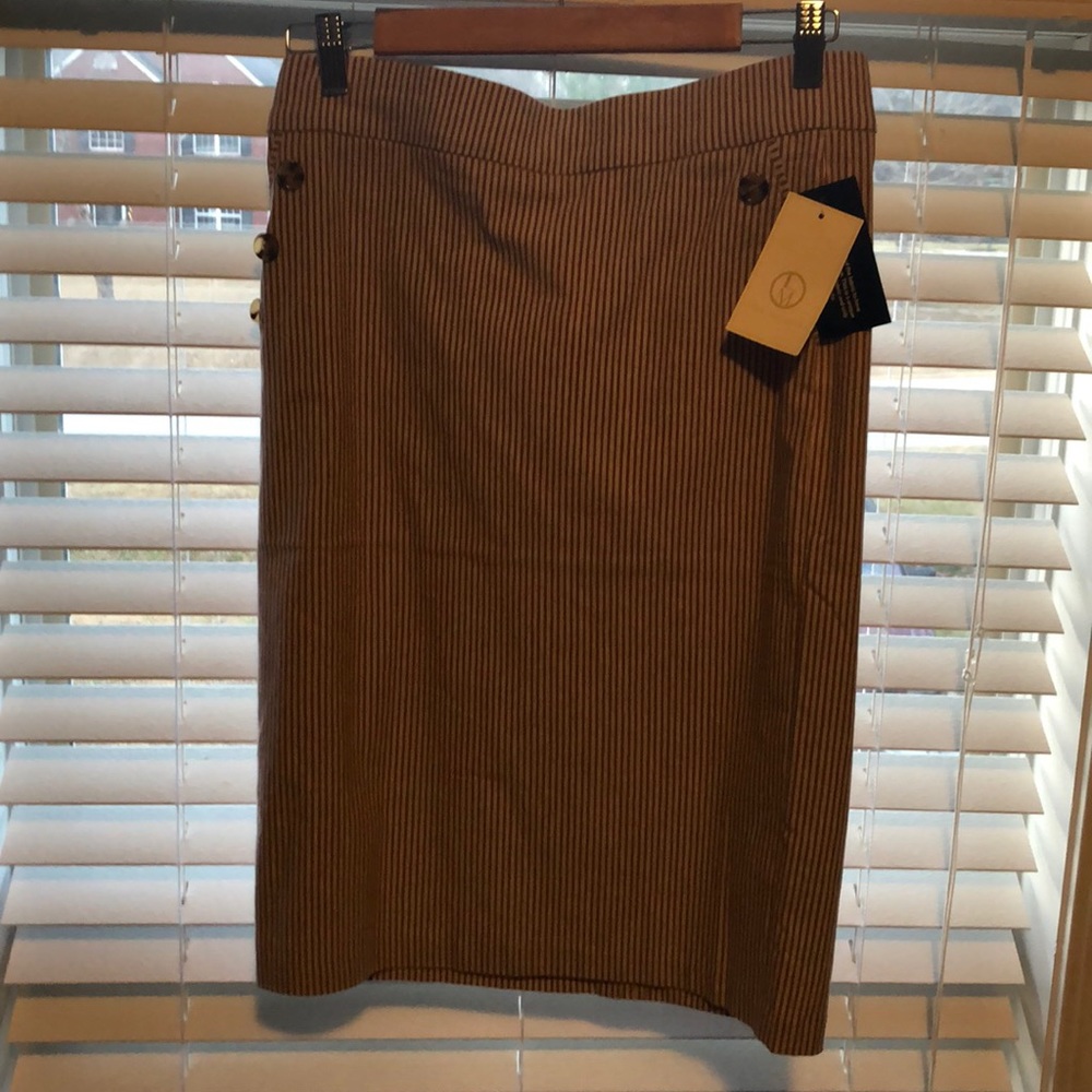 Striped Skirt by Linda Matthews